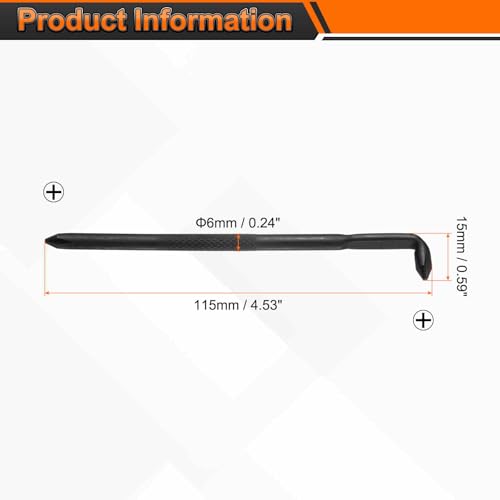 HARFINGTON 2pcs Offset Screwdriver PH1 Phillips Cross Head,Black - size: PH1