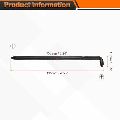 HARFINGTON 2pcs Offset Screwdriver PH1 Phillips Cross Head,Black - size: PH1