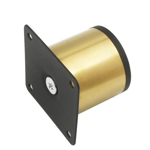 Gold Set of 4 Stainless Steel Furniture Legs 2 Inch/ 50 mm - size: 2 Inch