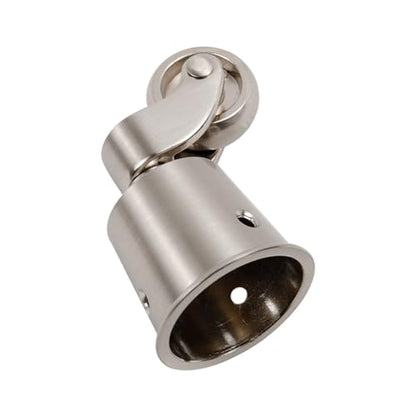 Semetall 4pcs Metal Swivel Round Cup Caster 2.52-Inch Height Silver - style: A-T0031