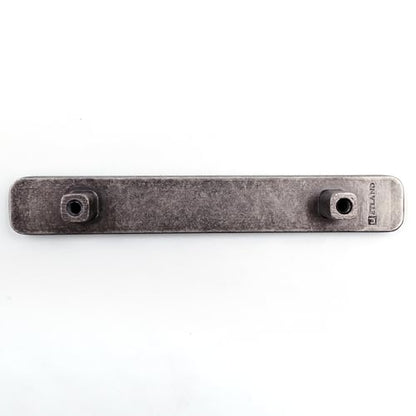 JETLAND Bridged Drawer Cabinet Pulls, 6-Pack Antique Gray 3" Hole Centers, Antique Peony Solid Cast, TG0115AN076 - color: Antique Gray, size: 3 Inch Hole Centers
