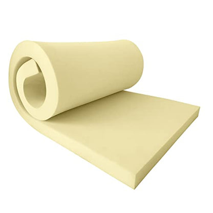 Nigoone Upholstery Foam Cushion High Density, 2" X 24" X 72" Firm Padding Soft Support, Bench Cushion Replacement for Sofa Pillows Chairs - size: 2x24x72