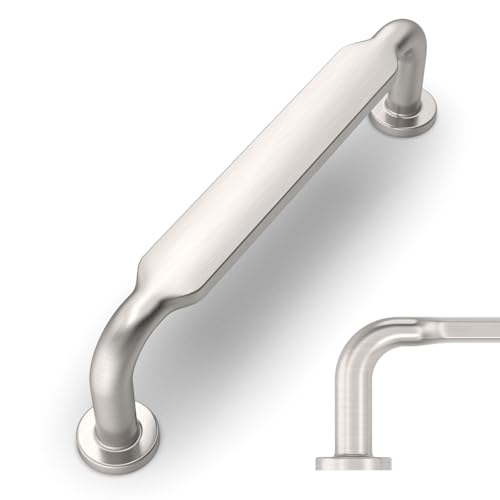Amerdeco 10 Pack Brushed Satin Nickel Cabinet Pulls 3" - color: Brushed Satin Nickel, size: 3" hole center, style: 10 Pack
