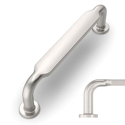 Amerdeco 10 Pack Brushed Satin Nickel Cabinet Pulls 3" - color: Brushed Satin Nickel, size: 3" hole center, style: 10 Pack