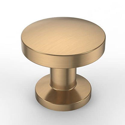 Asidrama 10 Pack Champagne Bronze Kitchen Cabinet Knobs Dresser Knob Drawer Knobs Cabinet Hardware Zinc Knob for Dresser Drawers - color: Champagne Bronze, style: 10 Pack