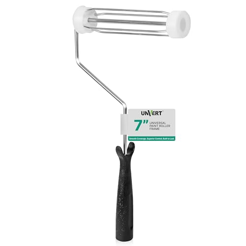 7 Inch Paint Roller Frame, for Walls, Ceiling on All Surfaces 4-Wire Cage Frame, Choose 9" / 7" / 4" / 3" - size: 7 Inch Frame