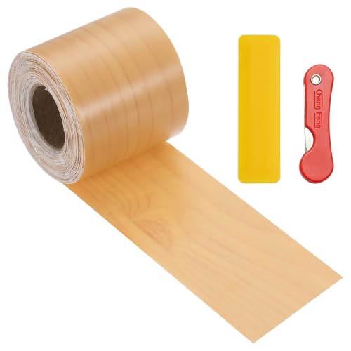 uxcell Wood Grain Repair Tape,2" x33ft Grain Repair Patch,Cherry - color: Cherry, size: 2 Inch x 33 ft