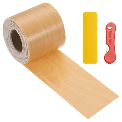 uxcell Wood Grain Repair Tape,2" x33ft Grain Repair Patch,Cherry - color: Cherry, size: 2 Inch x 33 ft
