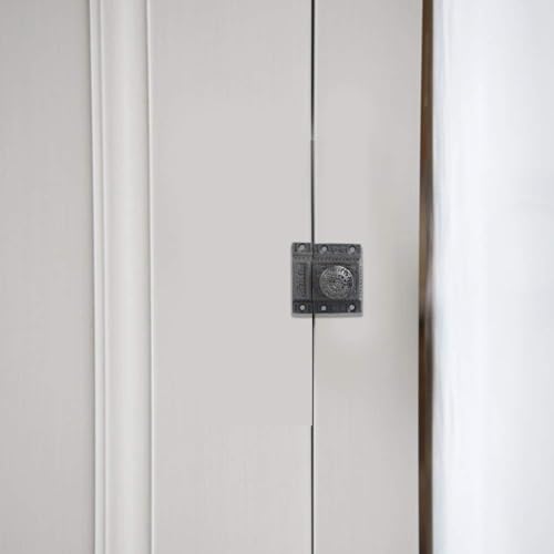 A29 Cabinet Latch, Cast Iron, Windsor Design, Antique Iron Finish - color: Antique Iron-B