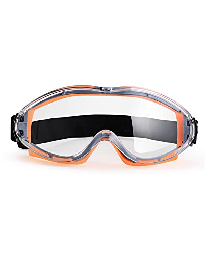 PACIFIC PPE Safety Goggles, Anti-Fog Anti-Scratch Wraparound Eyewear