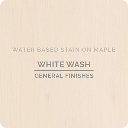 General Finishes Water Based Wood Stain, 1 Gallon, Whitewash - color: Whitewash, size: 1 Gallon