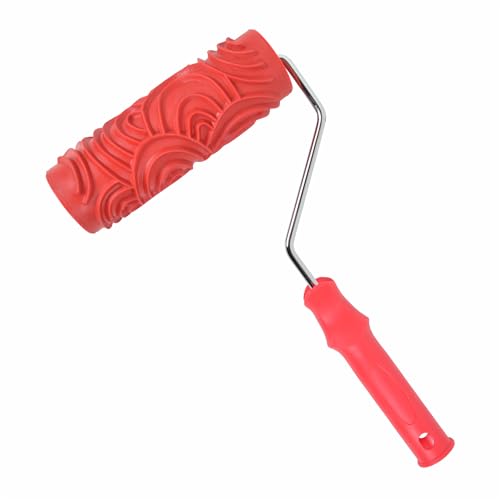 Hanroy 8'' Patterned Paint Roller Decorative Drywall Embossed Paint Roller - color: 2014T