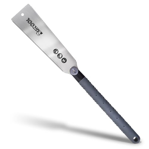 RUITOOL Japanese Hand Saw, 10 Inch Double Edge Ryoba Pull Saw for Flush Cut