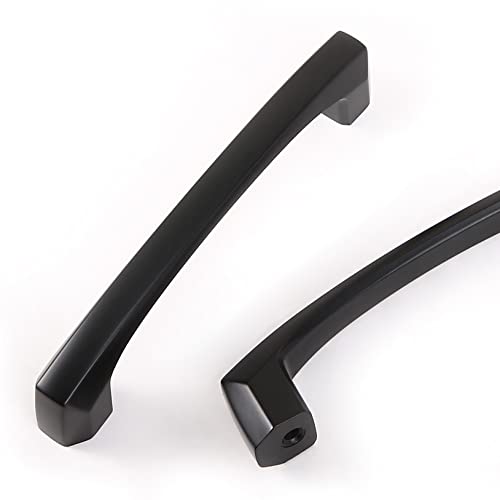 COTYKILEY 10 Pack 3.75 Inch(96mm) Matte Black Kitchen Cabinet Handles Cabinet Pulls Cabinet Door Handles Kitchen Cabinet Hardware Cupboard Drawer Pulls Dresser Handles - color: Matte Black, size: 3.75" Hole Center（96MM）