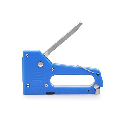 Dritz Home 9050 Light Duty Staple Gun, 5/16-Inch with 100 Staples , Blue - style: Light Duty Staple Gun