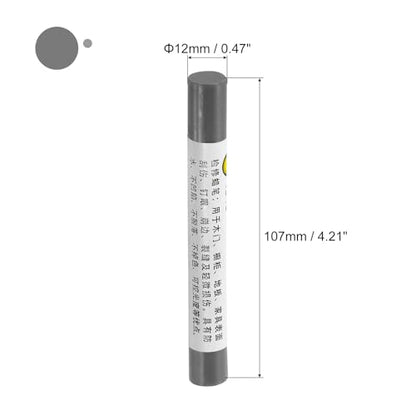 uxcell 3Pcs Furniture Repair Crayons Wood Wax Filler Stick, Titanium Gray - color: Titanium Gray
