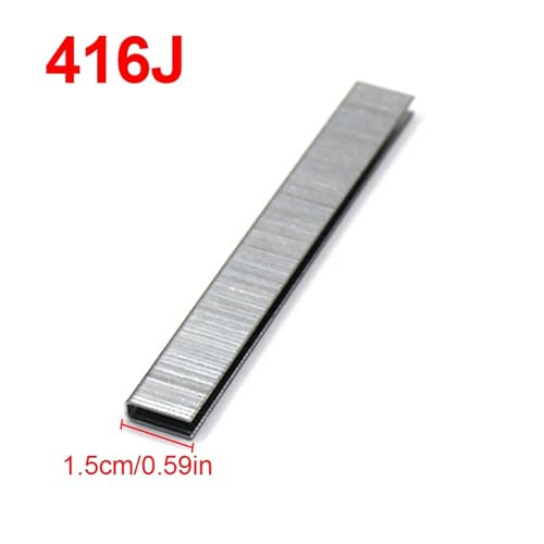 3610Pcs 416J Staple Framing Tacker U Shaped Nail for Electric Stapler Gun Furniture Cabinet Woodworking - size: 416J