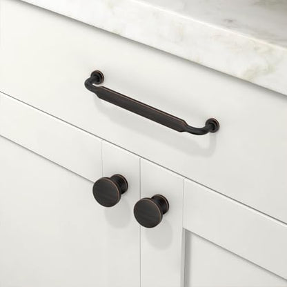 10 Pack Oil Rubbed Bronze Cabinet Pulls 5 Inch(128mm) Kitchen Cabinet Handles Cabinet Hardware for Drawer Pulls - color: Oil Rubbed Bronze, size: 5" Hole Center