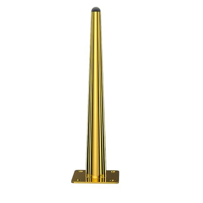 Osring 22 Inch Furniture Table Legs Straight, Gold Metal Coffee Table Feet - size: 22 Inch