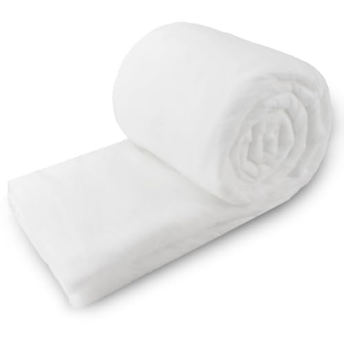 Upholstery Batting, 60" x 60", 1/2 Inch Thick Polyester Cushion Wrap for Foam Cushions, DIY Quilts & Crafts - size: 60inch x 60inch