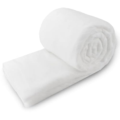 Upholstery Batting, 90" x 108", 1/2 Inch Thick Polyester Cushion Wrap for Foam Cushions, DIY Quilts & Crafts - size: 90inch x 108inch