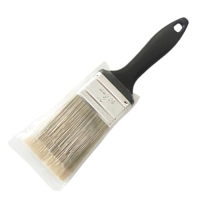 10 Pieces 2 Inch Paint Brush,Stain Paint Brushes,Flat Paint Brush Tool with Treated Plastic Handle for DIY Paint,Furniture,Fences,Wood Cabinet,Deck and Wall Trim - size: 2 Inch