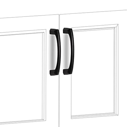 COTYKILEY 10 Pack 3.75 Inch(96mm) Matte Black Kitchen Cabinet Handles Cabinet Pulls Cabinet Door Handles Kitchen Cabinet Hardware Cupboard Drawer Pulls Dresser Handles - color: Matte Black, size: 3.75" Hole Center（96MM）