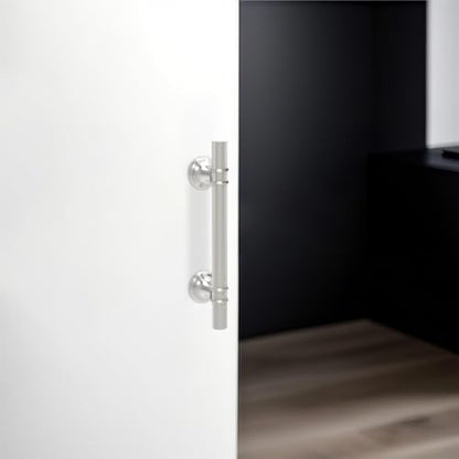 10 Pack 3-3/4 Inch Cabinet Pulls knurled Brushed Satin Nickel Kitchen Cabinet Handles Aluminum and Zinc Alloy Drawer Pulls Solid Cabinet Hardware - color: Brushed Satin Nickel Knurled, size: 3-3/4'' Hole Center(96mm)