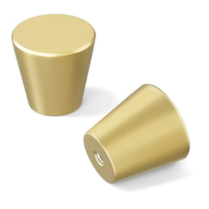 homdiy 10 Pack Gold Dresser Knobs Small Gold Drawer Knobs - color: Matte Gold