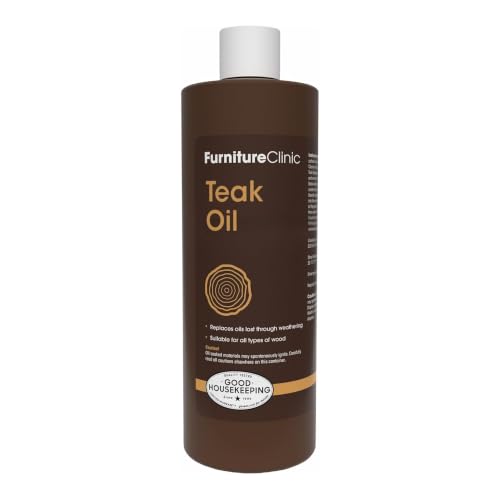 Furniture Clinic Teak Oil, Protects Indoor & Outdoor Wood Furniture - size: 17 Fl Oz (Pack of 1)