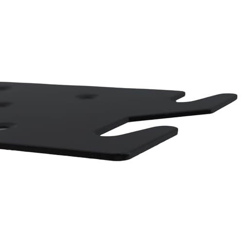 Heavy Duty Wood Bed Rail Hook Plates, Headboards and Foot-Boards with Screws, Bed Rail Fitting Bracket for Beds Frames, 4.2"x3.4"(LxW) - size: 4.2"x3.4"/107x86mm(LxW)