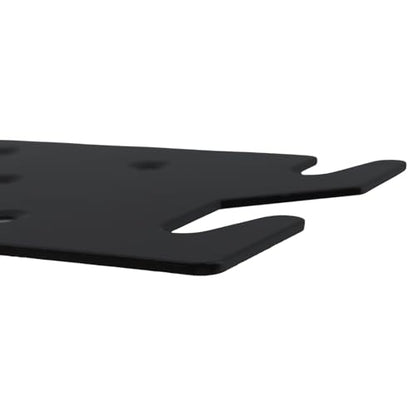 Heavy Duty Wood Bed Rail Hook Plates, Headboards and Foot-Boards with Screws, Bed Rail Fitting Bracket for Beds Frames, 4.2"x3.4"(LxW) - size: 4.2"x3.4"/107x86mm(LxW)