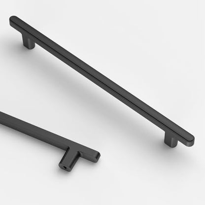 Asidrama 10 Pack 6.3 Inch(160mm) Matte Black Kitchen Cabinet Handles, Cabinet Pulls Kitchen Cabinet Hardware for Cupboard Drawer Pulls - color: Matte Black, size: 6.3" Hole Center, style: 10 Pack