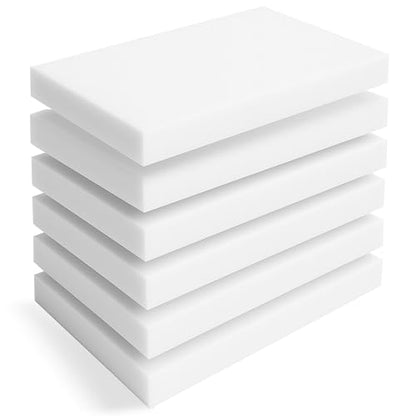 6-Pack of 1" x 30" x 72" High Density Upholstery Foam, Foam Padding & Sheet, Cushion Seat Replacement, Crafts Foam, Seat Cushion Insert, Cushion & Seat Repair Quality Upholstery Foam - size: 1" x 30" x 72", style: 6-Pack
