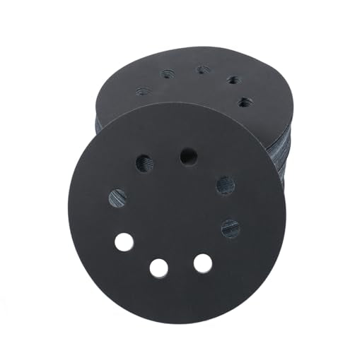 40 Pcs 5 Inch 8 Hole 1500 Grit Wet and Dry Sanding Discs, Round Hook and Loop Disc Sandpaper for Random Orbital Sanders - style: 1500 Grit