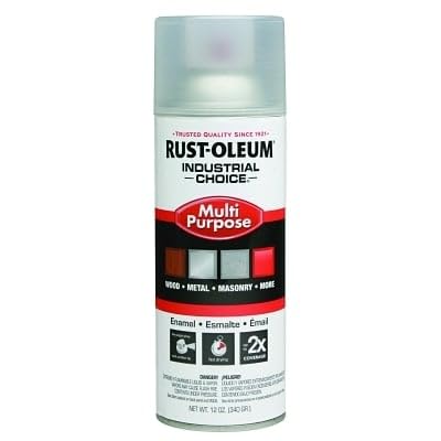 Rust-Oleum Multi-Purpose Enamel Spray Paint, Clear, 12oz, 6-Pack - color: Crystal Clear