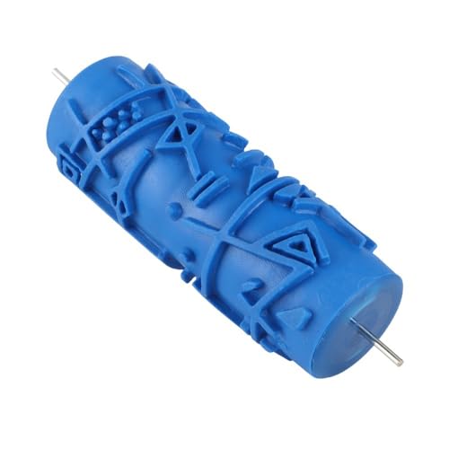 5-Inch Rubber Pattern Paint Roller, Flower Pattern ZZ0077 - color: 056Y
