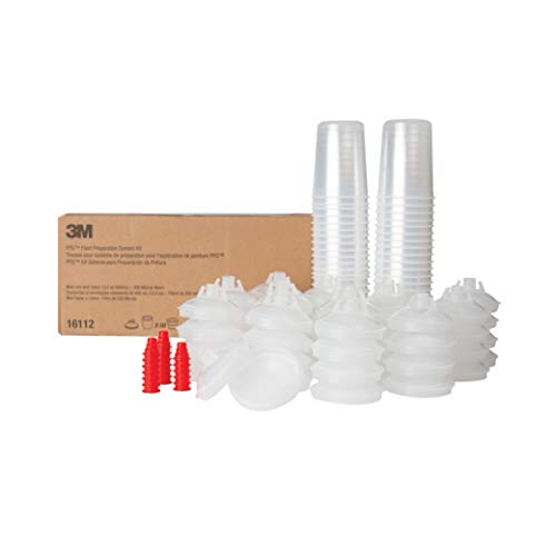 3M PPS (Original Series) Paint Spray Gun Cup Lids and Liners Kit, 16112