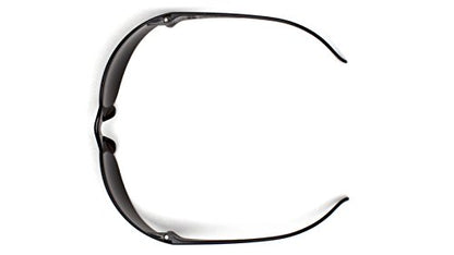 Pyramex Intruder Safety Eyewear Clear Frame Full Foam Padding Clear Anti-Fog Lens - color: Blue Mirror Lens/Blue Mirror Frame, style: Standard