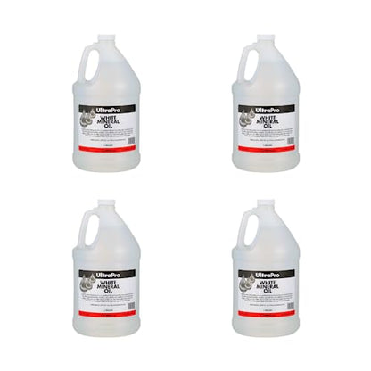 UltraPro Food Grade Mineral Oil, Case of 4 Gallons, NSF Approved White - size: 4 x 128 Fl Oz