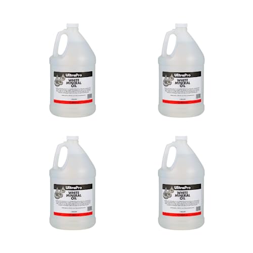 UltraPro Food Grade Mineral Oil, Case of 4 Gallons, NSF Approved White - size: 4 x 128 Fl Oz