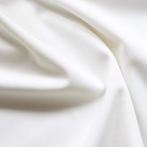 Velvet, Heavy Weight Upholstery, 59" Wide Luxurious Upholstery Royal Velvet Fabric by The Yard, (White) - color: White