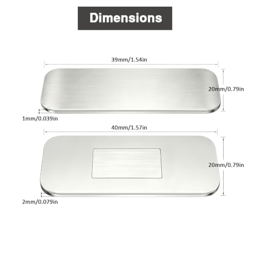 4 Pack Ultra Thin No Drill Magnetic Cabinet Door Catch for Kitchen Cupboard