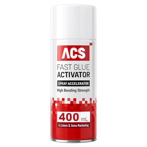 ACS Fast Glue Activator Spray, High Bonding Strength, 400ml - size: Activator