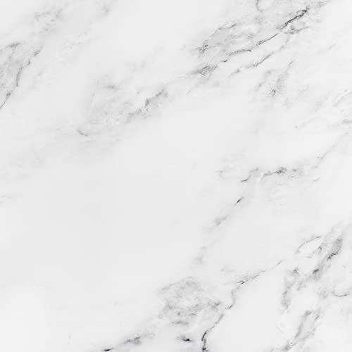 Decotalk 30"x200" Countertop Vinyl Wrap Marble Contact Paper White Counter Cover for Countertops Waterproof Matte Marbles Contact Paper for Counter Top Removable Marble Wallpaper Peel and Stick - size: 30" x 200"