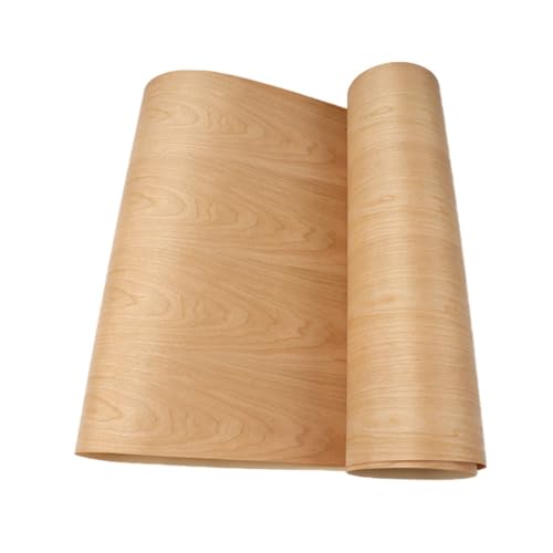 Extra-Wide Cherry Wood Veneer - 23 Inch Natural Wood Veneer Sheets for DIY Projects, Cabinetry, Furniture, Shelving, and Wall Panels