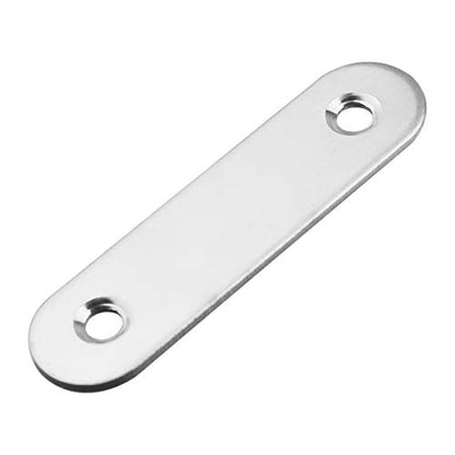 Flat Corner Brace Plates, Pack of 30, Stainless Steel, Silver