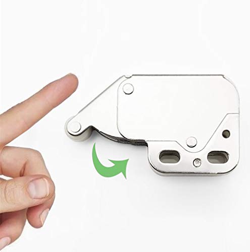 Furniture Cabinet Door, Spring Buckle Lock, self-Locking Hinge