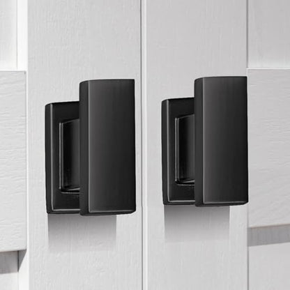 VEHCIL 20 Pack Square Matte Black Kitchen Cabinet Knobs Black Drawer Dresser Knobs Cabinet Handles for Cupboard Closet Bathroom Kitchen Cabinet Hardware,Solid Zinc Alloy - color: Matte Black, size: 1.5 Inch Knob