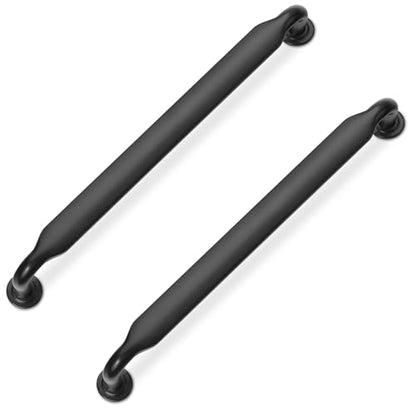 10 Pack 6-1/4 inch Matte Black Kitchen Cabinet Handles - color: Matte Black, size: 6-1/4'' Hole Center(160mm)